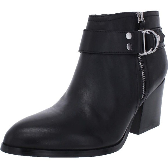 Marc Fisher | Shoes | Marc Fisher Vanqar Women Black Leather Pointed ...